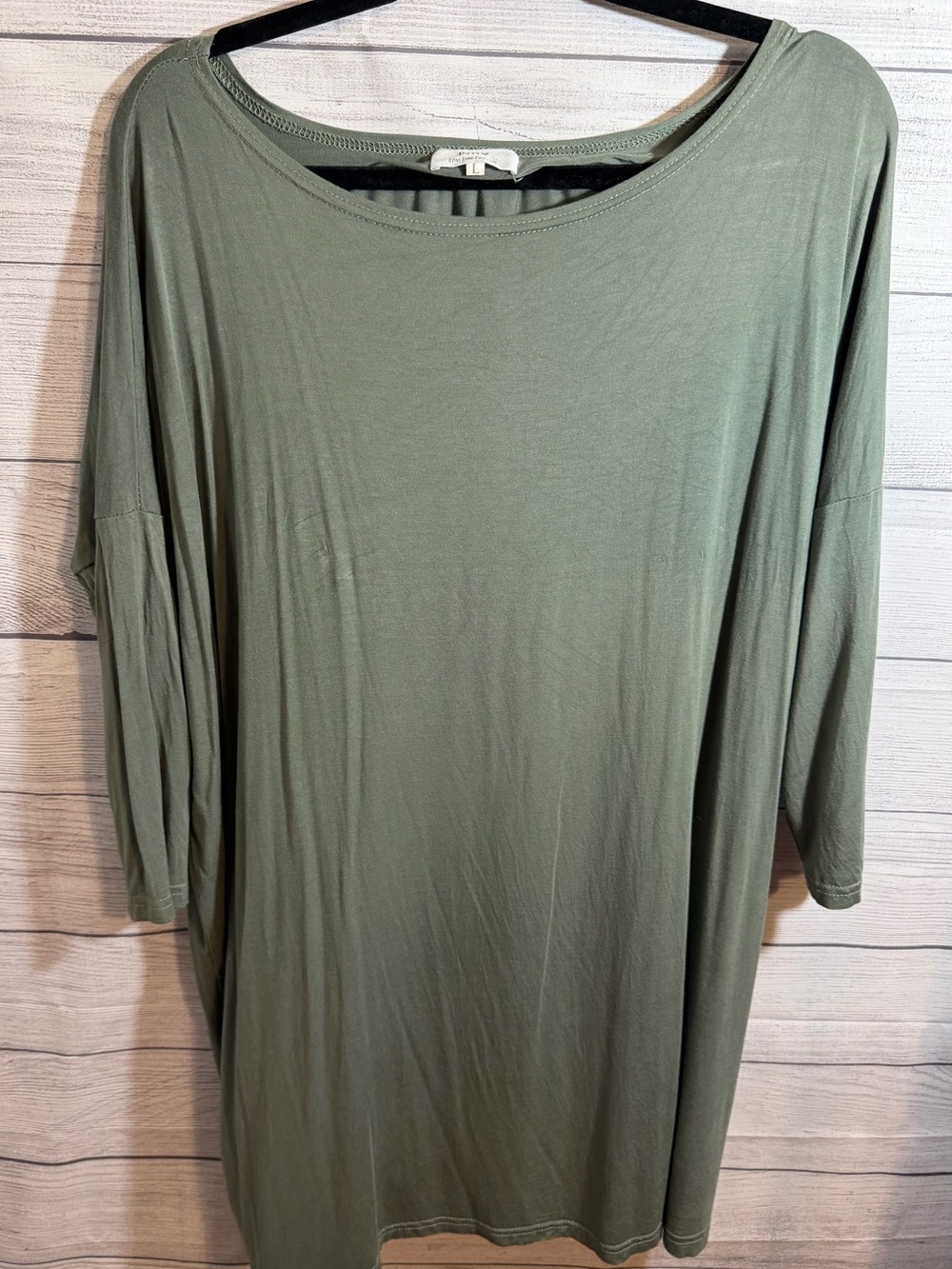 Piko 1988 Olive Green Relaxed Tunic